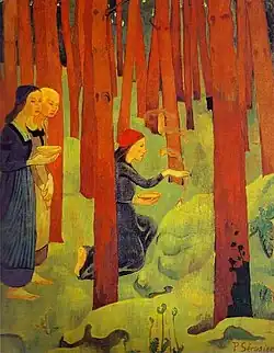 L'Incantation ou Le Bois sacré, œuvre de Paul Sérusier.