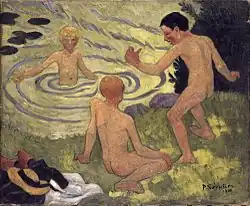 Enfants à la barque (1906), huile sur toile (61&nbsp;×&nbsp;73,2&nbsp;cm), Melbourne, musée national du Victoria.
