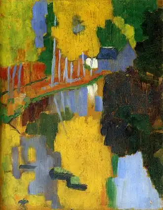 Paul Sérusier, Le Talisman, l'Aven au Bois d'Amour (1888), Paris, musée d'Orsay.
