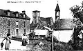 Église et chapelle au début du XXe&nbsp;siècle (carte postale).