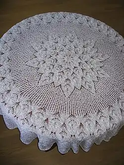 "tricot en dentelle"