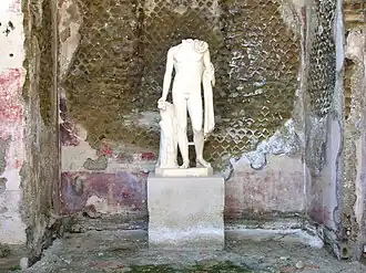 Modèle en plâtre des thermes de Sosandra.