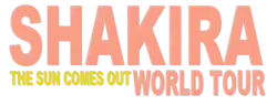 Description de l'image Shakira thesuncomesoutworldtour logo 1.png.