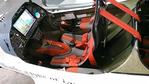 Siège pilote d'un SHARK.