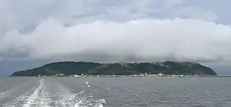 Vue panoramique de l'île de Shikanoshima.