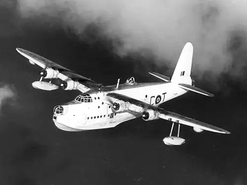 L'hydravion Short Sunderland.
