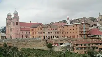 Le siège de l'archidiocèse de Fianarantsoa à Ambozontany.