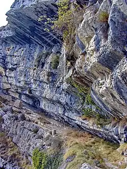 Chutes de la Siagne après la résurgence du Baïl.