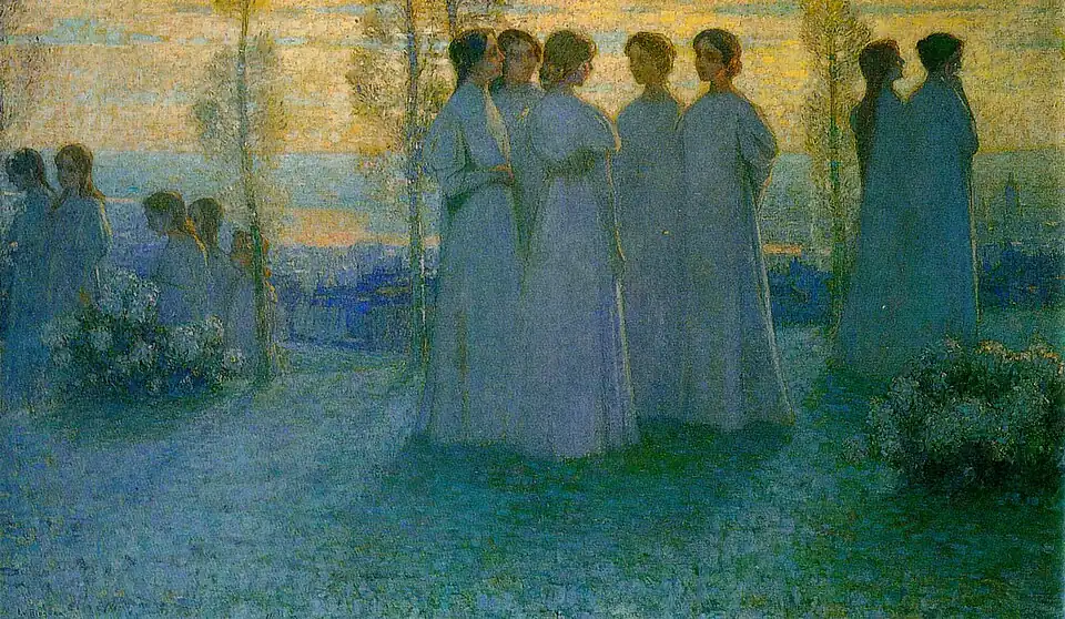 Henri Le Sidaner 1898, Le Dimanche (Musée de la Chartreuse).