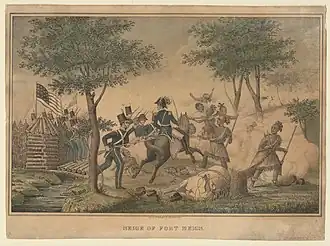 Description de l'image Siege of Fort Meigs by Kellogg, 1845.jpg.