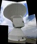 Autre image du radiotélescope de l'IRAM.