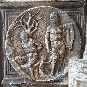 Détail des reliefs de la Porta Stanga, vers 1490-1500, Paris, Musée du Louvre.