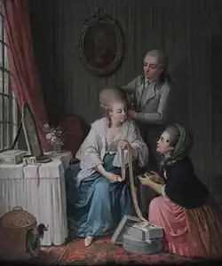 La Marchande de rubans, huile sur toile, Paris, musée Cognacq-Jay