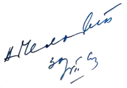 signature de Vladimir Tchelomeï