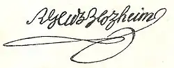signature de Robert Glutz-Blotzheim