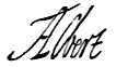 Signature de Albert d'Autriche