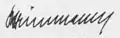 Signature de Gustav Heinemann