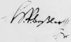 signature de Heinrich Philipp Bossler