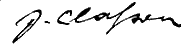 signature de Johannes Classen