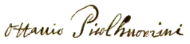 signature d'Ottavio Piccolomini