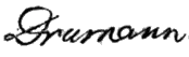 signature de Wilhelm Drumann