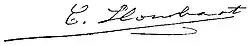 signature de Constantí Llombart