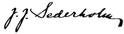 signature de Jakob Sederholm