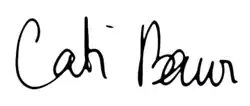 signature de Cati Baur