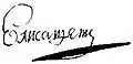Signature de Élisabeth&nbsp;IreЕлизавета&nbsp;I