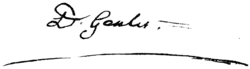 signature de Félicité de Genlis