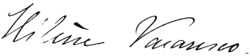 signature de Hélène Vacaresco