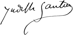 signature de Judith Gautier