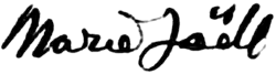 signature de Marie Jaëll