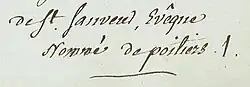 Signature de
