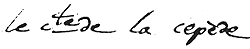 signature de Bernard-Germain de Lacépède