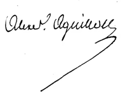 signature d'Alexandre Aguillon