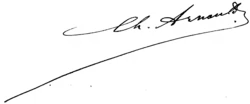 signature de Charles Arnould