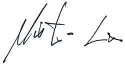 Signature de Christian Mistral