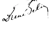 Signature de François-Xavier-René Belin