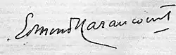 signature d'Edmond Haraucourt
