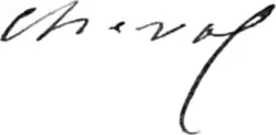signature de Ferdinand Cheval