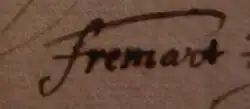 signature de Henri Frémart