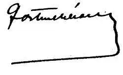 Signature de Gaston Chérau
