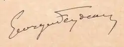 signature de Georges Feydeau