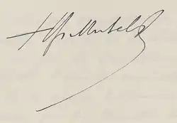 signature de Gustave Mutel