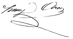 signature de Henry Aron