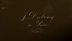 signature de Jules Duboscq