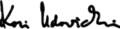 Signature de Kori Udovički