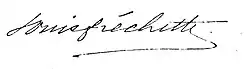 signature de Louis-Honoré Fréchette