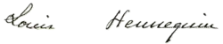 signature de Louis Hennequin